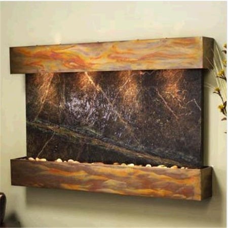 Adagio Adagio SSS1005 Sunrise Springs - Green Rainforest Marble Wall Fountain SSS1005